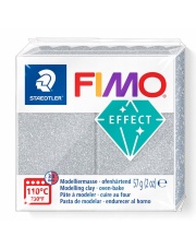 Masa STAEDTLER termoutwardzalna FIMO EFFECT 57g srebrna brokatowa, nr 812