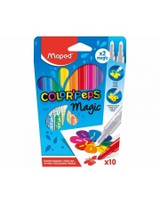 Pisaki flamastry Maped Colorpeps Magic 10 sztuk (8 kolorów + 2 mazaki)