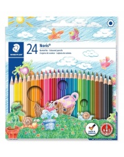 Kredki Staedtler Noris Club 24 kolory z ABS etui kartonowe