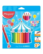 Kredki trójkątne Maped Colorpeps 12 kolorów w etui