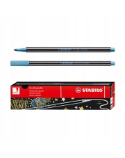 Pisak flamaster Stabilo Pen 68 metallic niebieski