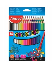 Kredki trójkątne Maped Colorpeps 36 kolorów w etui