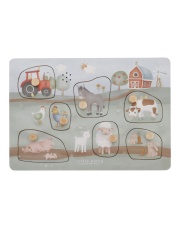 Little Dutch Puzzle dźwiękowe Little Farm FSC LD7140