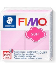 Masa STAEDTLER termoutwardzalna FIMO SOFT 57 g różowa pastelowa, nr 205