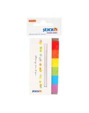 Zakładki indeksujące STICKIN NEON RAINBOW 45 x 15 mm , 6 kolorów 180 sztuk