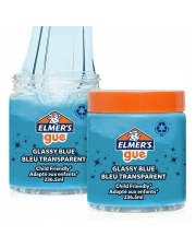 SLIME ELMERS w pojemniku, gotowy do użycia, niebieski transparentny 236 ml