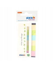 Zakładki indeksujące STICKIN PASTEL 45 x 15 mm , 6 kolorów 180 sztuk