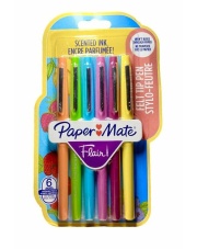 Pisaki flamastry Paper Mate FLAIR SCENTED, pachnące, 6 kolorów