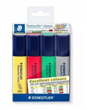 Zakreślacz Staedtler TEXTSURFER EXCELENT 4 kol