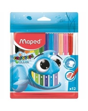 Pisaki Maped Colorpeps OCEAN 12 kolorów zip etui