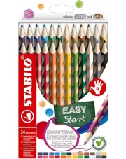 Kredki Stabilo Easy Colors 24 kolory dla praworęcznych w kartonowym etui