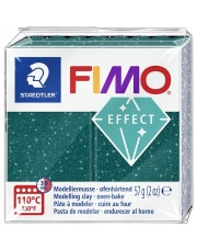 Masa termoutwardzalna FIMO EFFECT GALAXY 57g zielona brokatowa , nr 562