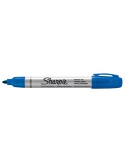 Marker SHARPIE PRO METAL BARREL permanentny niebieski , stożkowa końcówka