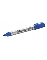 Marker SHARPIE METAL BARREL PRO permanent niebieski, końcowka ścięta