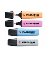 Zakreślacz Stabilo Boss pastel etui 4 x pastelowe