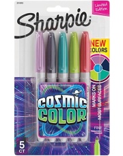 Markery Sharpie Fine permanent 5 kol Cosmic Color