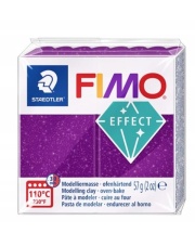 Masa STAEDTLER termoutwardzalna FIMO EFFECT 57g fioletowa brokatowa, nr 602